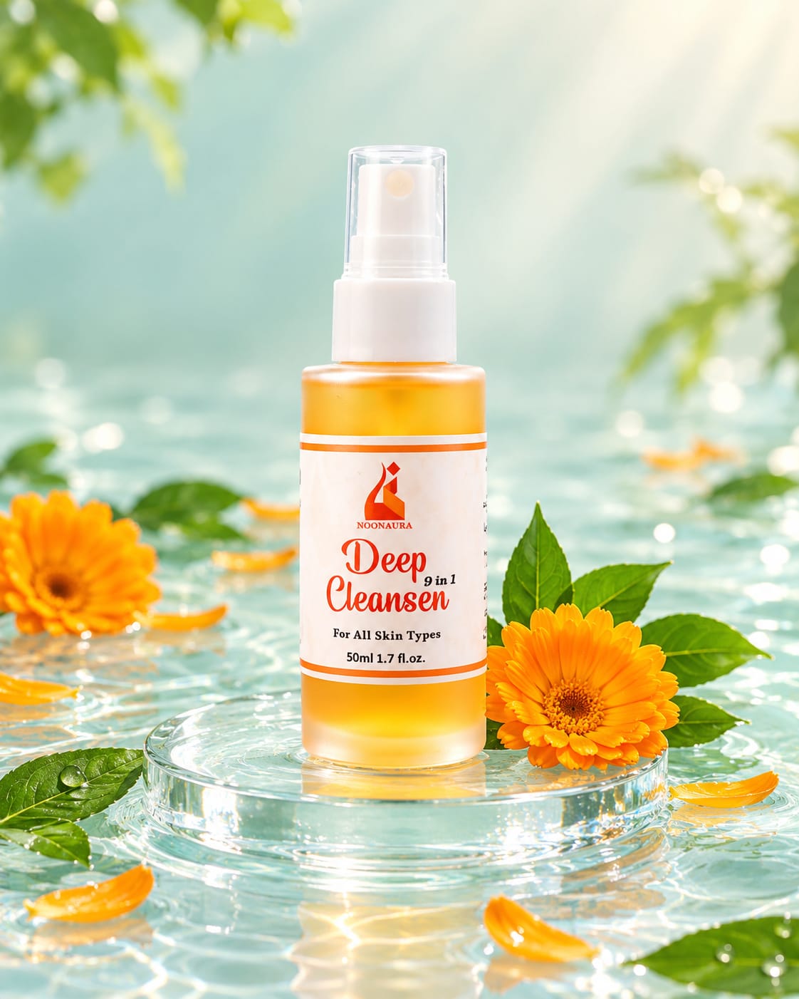 NOONAURA Deep Cleanser – 9-in-1 Strong Skin Therapy Formula | 50ml